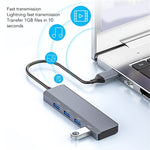 ADS-305A Adattatore per laptop USB HUB USB 3.0 in lega di alluminio a 4 porte USB Docking Station, ADS-305A