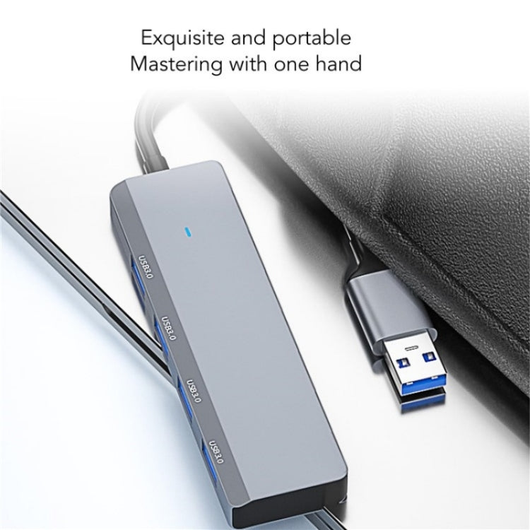 ADS-305A Adattatore per laptop USB HUB USB 3.0 in lega di alluminio a 4 porte USB Docking Station, ADS-305A