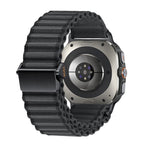 Per Samsung Galaxy Watch Ultra 47mm Ocean Style Cinturino per orologio con fibbia magnetica intrecciata