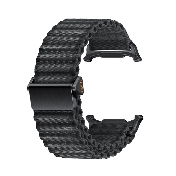 Per Samsung Galaxy Watch Ultra 47mm Ocean Style Cinturino per orologio con fibbia magnetica intrecciata