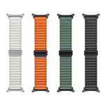 Per Samsung Galaxy Watch Ultra 47mm Ocean Style Cinturino per orologio con fibbia magnetica intrecciata
