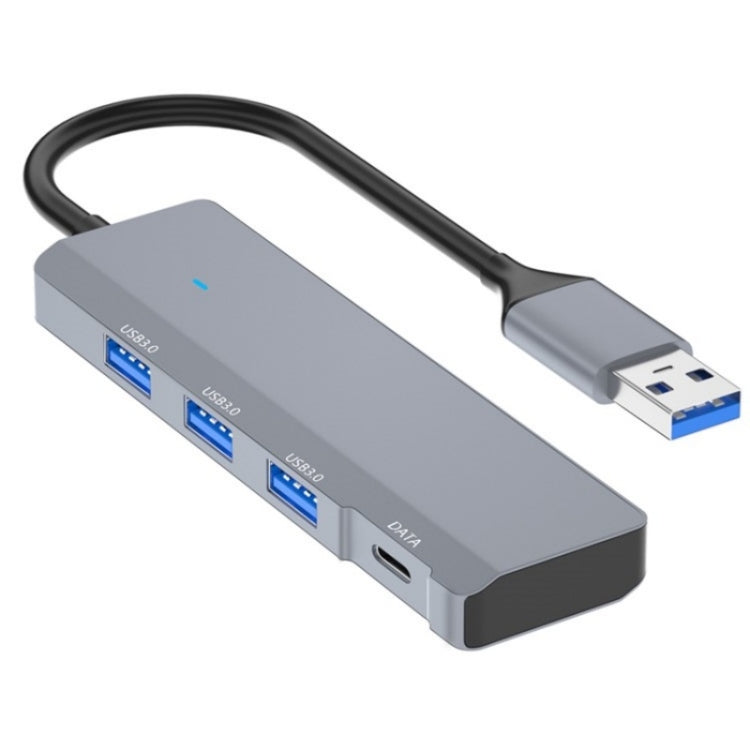 Adattatore hub di espansione porta dati USB ADS-309A in lega di alluminio a 3 porte USB 3.0 + tipo C, ADS-309A