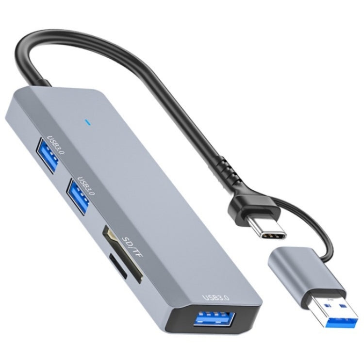 Hub multiporta USB 3.0 con slot SD/TF tipo C ADS-310D