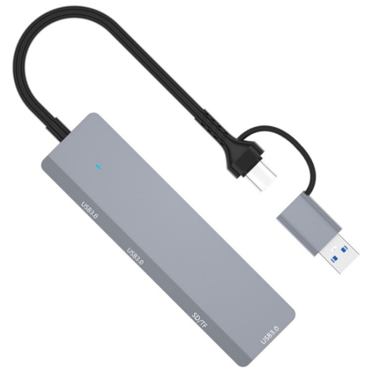 Hub multiporta USB 3.0 con slot SD/TF tipo C ADS-310D