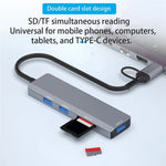 Hub multiporta USB 3.0 con slot SD/TF tipo C ADS-310D