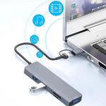 Hub multiporta USB 3.0 con slot SD/TF tipo C ADS-310D