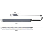 Hub USB 3.0 Type-C 7 porte per laptop e tablet