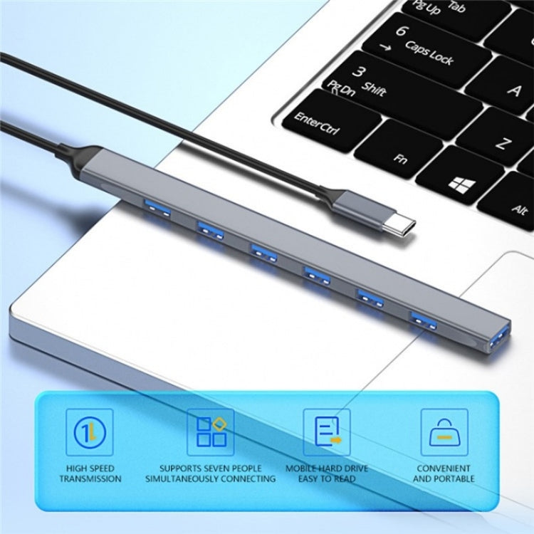 Hub USB 3.0 Type-C 7 porte per laptop e tablet