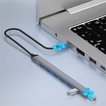 Hub USB 3.0 Type-C 7 porte per laptop e tablet