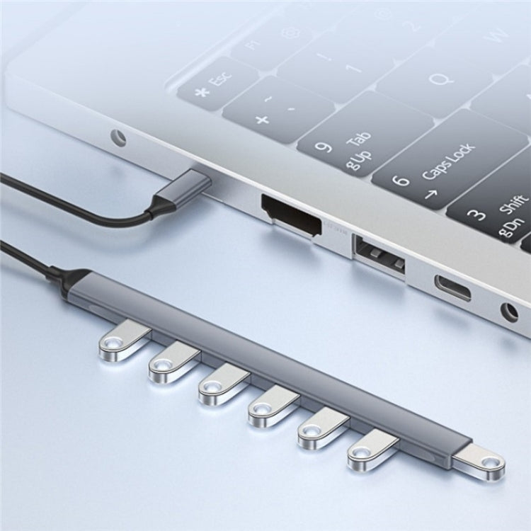 Hub USB 3.0 Type-C 7 porte per laptop e tablet