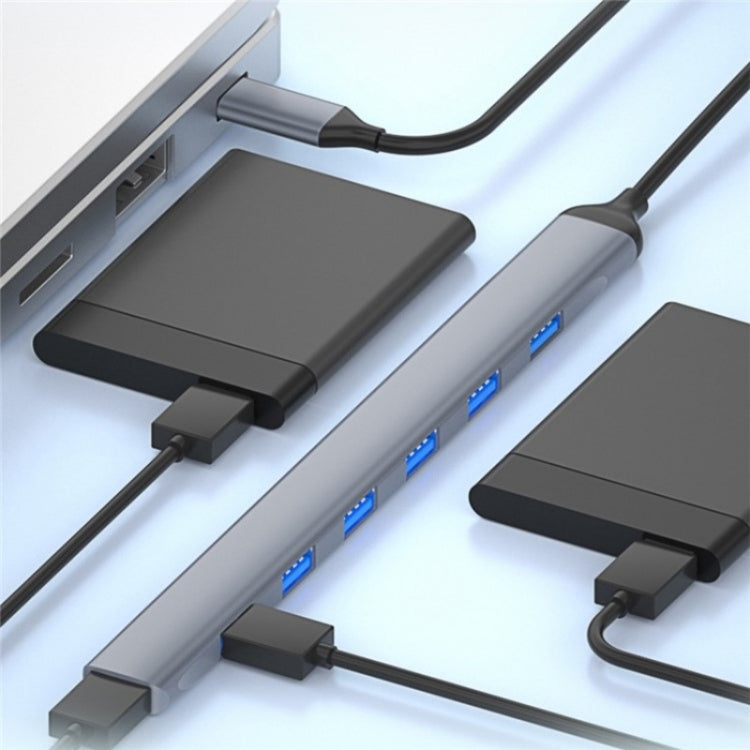 Hub USB 3.0 Type-C 7 porte per laptop e tablet