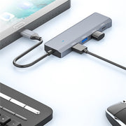 ADS-309C Tipo-C + 3 x USB 3.0 HUB Docking Station, Porta Tipo-C