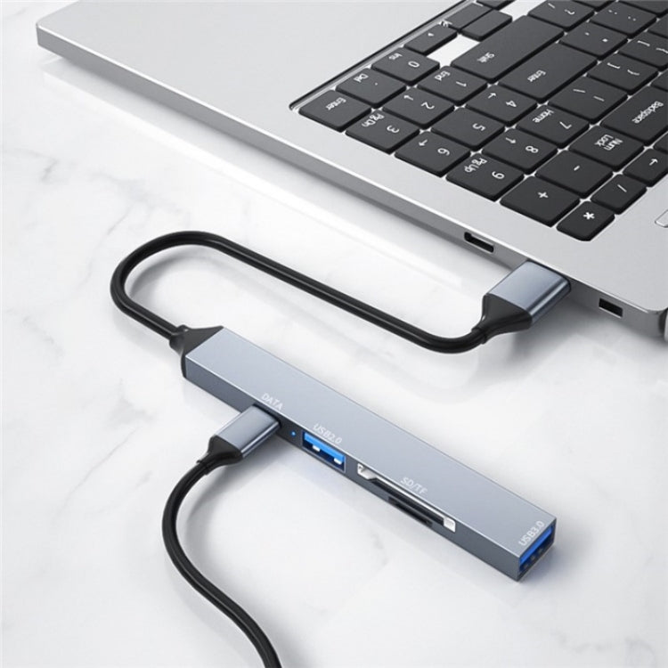 Hub lettore schede 5 in 1 USB-A Type-C ADS-806A