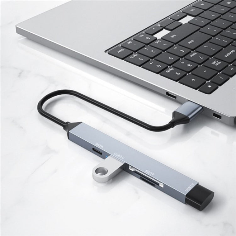 Hub lettore schede 5 in 1 USB-A Type-C ADS-806A