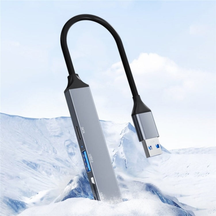 Hub lettore schede 5 in 1 USB-A Type-C ADS-806A