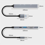 Hub lettore schede 5 in 1 USB-A Type-C ADS-806A