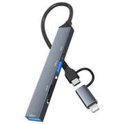 Convertitore di espansione hub lettore schede SD/TF + dati USB 2.0/3.0 + ADS-805 8 pin + tipo C a USB-C, ADS-805