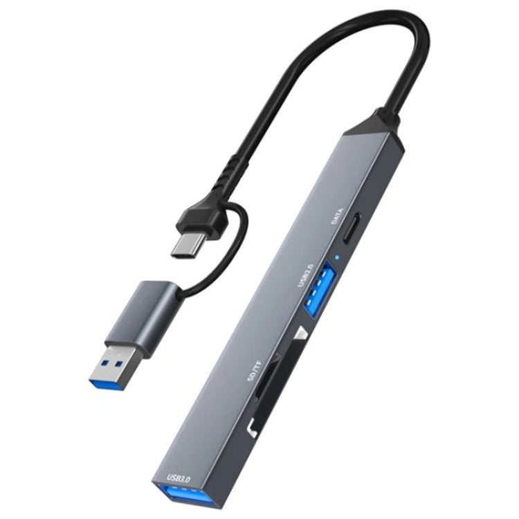 Hub USB 3.0 e Type-C con lettore schede SD/TF ADS-806D