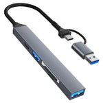 Hub USB 3.0 e Type-C con lettore schede SD/TF ADS-806D