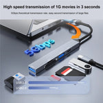 Hub USB 3.0 e Type-C con lettore schede SD/TF ADS-806D