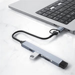 Hub USB 3.0 e Type-C con lettore schede SD/TF ADS-806D