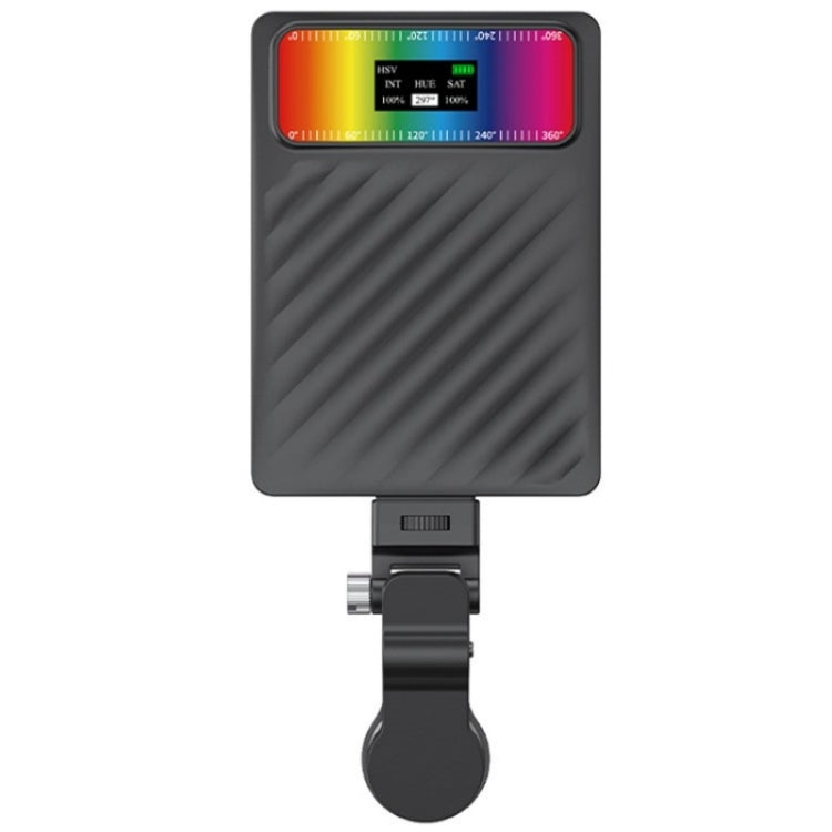 V16R con schermo OLED 24 effetti RGB luce tascabile luce di riempimento per telefono cellulare / tablet / laptop, V16R