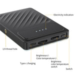 V16SE Mini Fill Light clip-on per smartphone e tablet