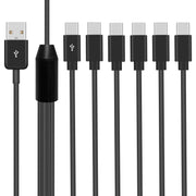 Cavo splitter USB 2.0 a tipo C JUNSUNMAY 6 in 1, 0.5m, 1.5m