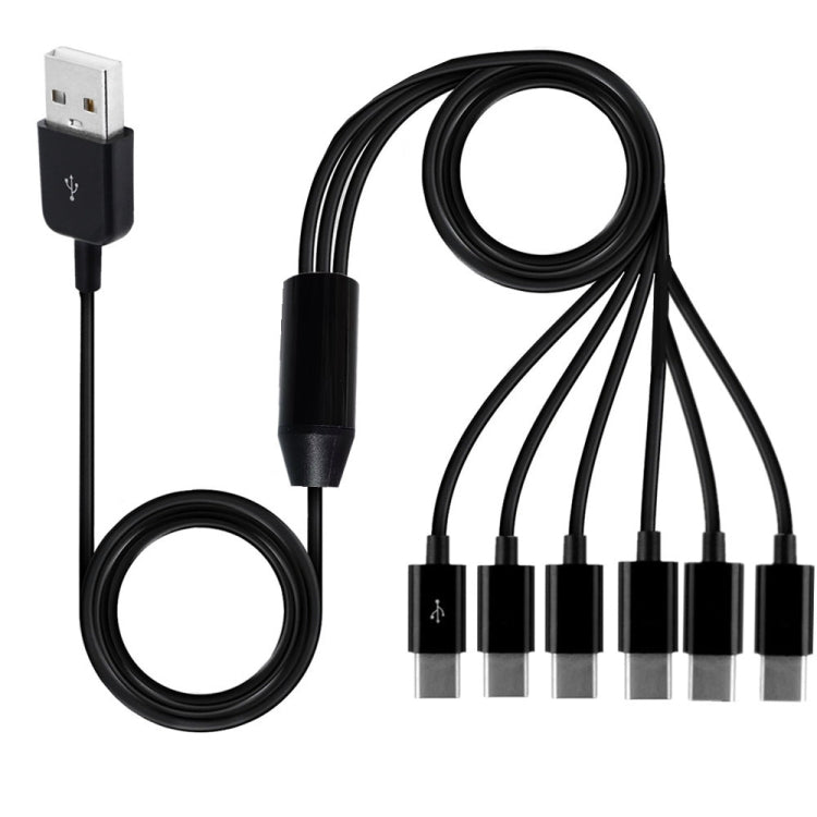 Cavo splitter USB 2.0 a Tipo C 6 in 1 JUNSUNMAY