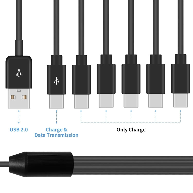 Cavo splitter USB 2.0 a Tipo C 6 in 1 JUNSUNMAY