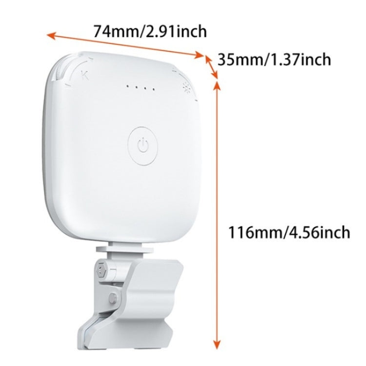 V15 Mini Luce LED Clip-On Portatile per Video e Streaming