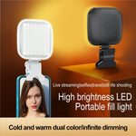 V15 Mini Luce LED Clip-On Portatile per Video e Streaming