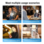 V15 Mini Luce LED Clip-On Portatile per Video e Streaming