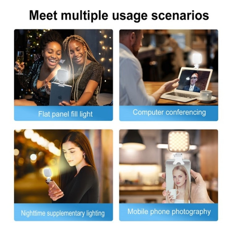 V15 Mini Luce LED Clip-On Portatile per Video e Streaming