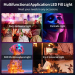 Lampada LED RGB magnetica V17 con ricarica wireless