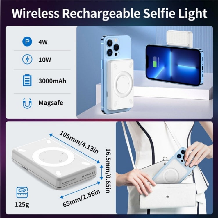 Lampada LED RGB magnetica V17 con ricarica wireless