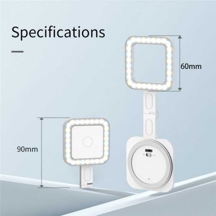 V18 Lampada portatile per selfie magnetica con luce LED per lo streaming live della bellezza della pelle
