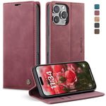 CaseMe 013 Custodia per telefono in pelle con flip orizzontale multifunzionale, For iPhone Air, For iPhone 16 Pro Max, For iPhone 16 Pro, For iPhone 16 Plus