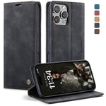CaseMe 013 Custodia per telefono in pelle con flip orizzontale multifunzionale, For iPhone Air, For iPhone 16 Pro Max, For iPhone 16 Pro, For iPhone 16 Plus