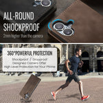CaseMe 013 Custodia per telefono in pelle con flip orizzontale multifunzionale, For iPhone 16
