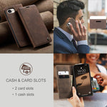 CaseMe 013 Custodia per telefono in pelle con flip orizzontale multifunzionale, For iPhone 17e / 16e, For iPhone 17 Pro Max, For iPhone 17 Pro, For iPhone 17