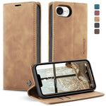 CaseMe 013 Custodia per telefono in pelle con flip orizzontale multifunzionale, For iPhone 17e / 16e, For iPhone 17 Pro Max, For iPhone 17 Pro, For iPhone 17
