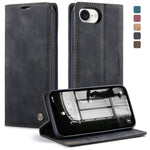 CaseMe 013 Custodia per telefono in pelle con flip orizzontale multifunzionale, For iPhone 17e / 16e, For iPhone 17 Pro Max, For iPhone 17 Pro, For iPhone 17