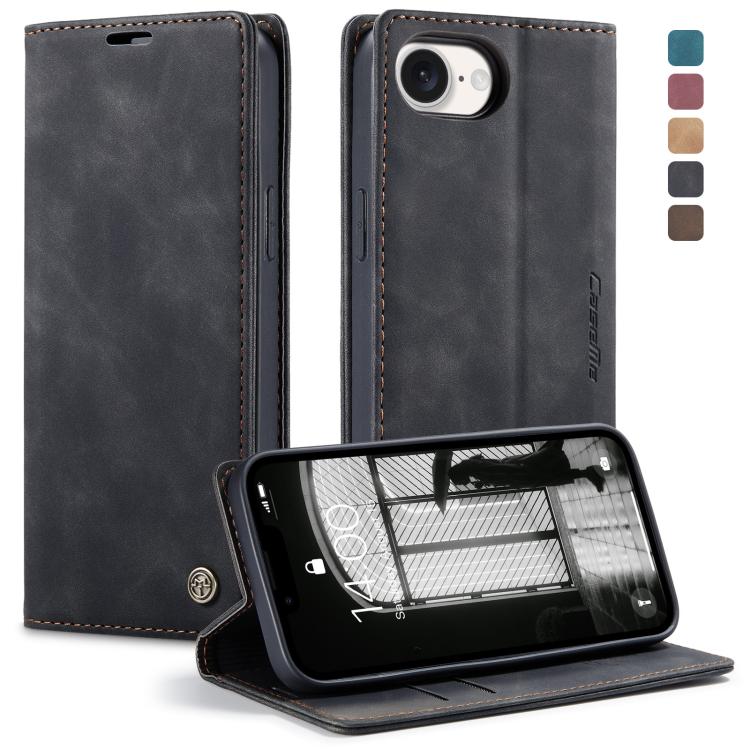 CaseMe 013 Custodia per telefono in pelle con flip orizzontale multifunzionale, For iPhone 17e / 16e, For iPhone 17 Pro Max, For iPhone 17 Pro, For iPhone 17
