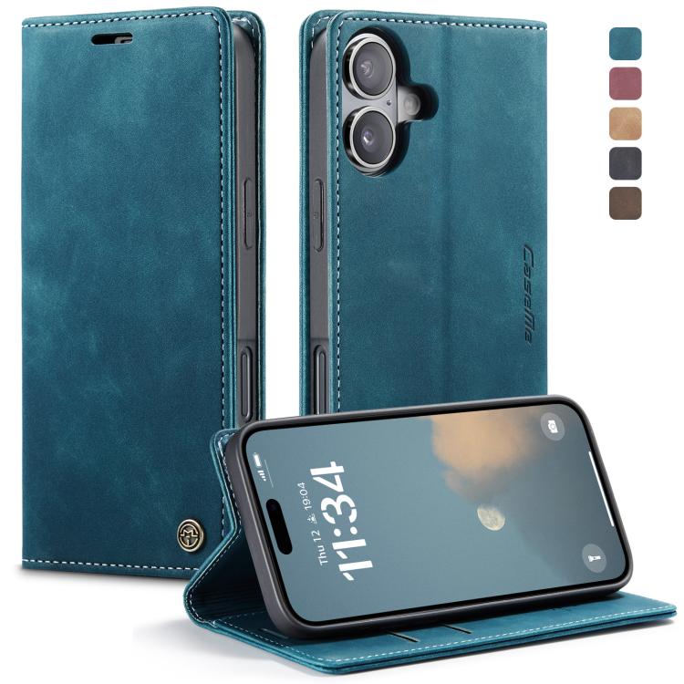 CaseMe 013 Custodia per telefono in pelle con flip orizzontale multifunzionale, For iPhone 17e / 16e, For iPhone 17 Pro Max, For iPhone 17 Pro, For iPhone 17