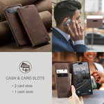 CaseMe 013 Custodia per telefono in pelle con flip orizzontale multifunzionale, For iPhone Air, For iPhone 16 Pro Max, For iPhone 16 Pro, For iPhone 16 Plus