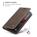 CaseMe 013 Custodia per telefono in pelle con flip orizzontale multifunzionale, For iPhone Air, For iPhone 16 Pro Max, For iPhone 16 Pro, For iPhone 16 Plus