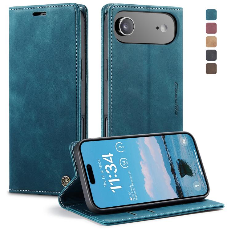 CaseMe 013 Custodia per telefono in pelle con flip orizzontale multifunzionale, For iPhone Air, For iPhone 16 Pro Max, For iPhone 16 Pro, For iPhone 16 Plus