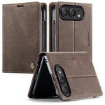 CaseMe 013 Custodia per telefono in pelle con flip orizzontale multifunzionale, For iPhone Duo, For iPhone 17, For iPhone Air, For iPhone 16 Pro Max