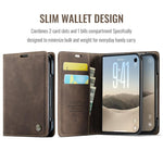 CaseMe 013 Custodia per telefono in pelle con flip orizzontale multifunzionale, For iPhone Duo, For iPhone 17, For iPhone Air, For iPhone 16 Pro Max